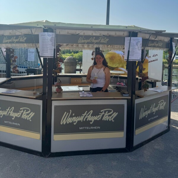 Weingut August Perll, Stand Electronic Wine 2023 © Koblenz-Touristik Weingut August Perll, Stand Electronic Wine 2023 © Koblenz-Touristik
