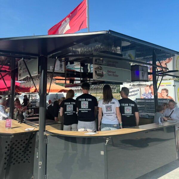 Weingut Toni Müller, Stand Electronic Wine 2023 © Koblenz-Touristik Weingut Toni Müller, Stand Electronic Wine 2023 © Koblenz-Touristik