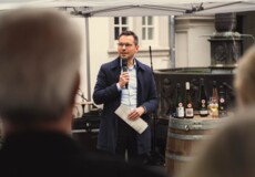 Eröffnungsfeier © Koblenz-Touristik GmbH, Gabriel Volkovic Eröffnungsfeier des Weinfestival Koblenz 2024 mit dem Oberbürgermeister David Langner. © Koblenz-Touristik GmbH, Gabriel Volkovic