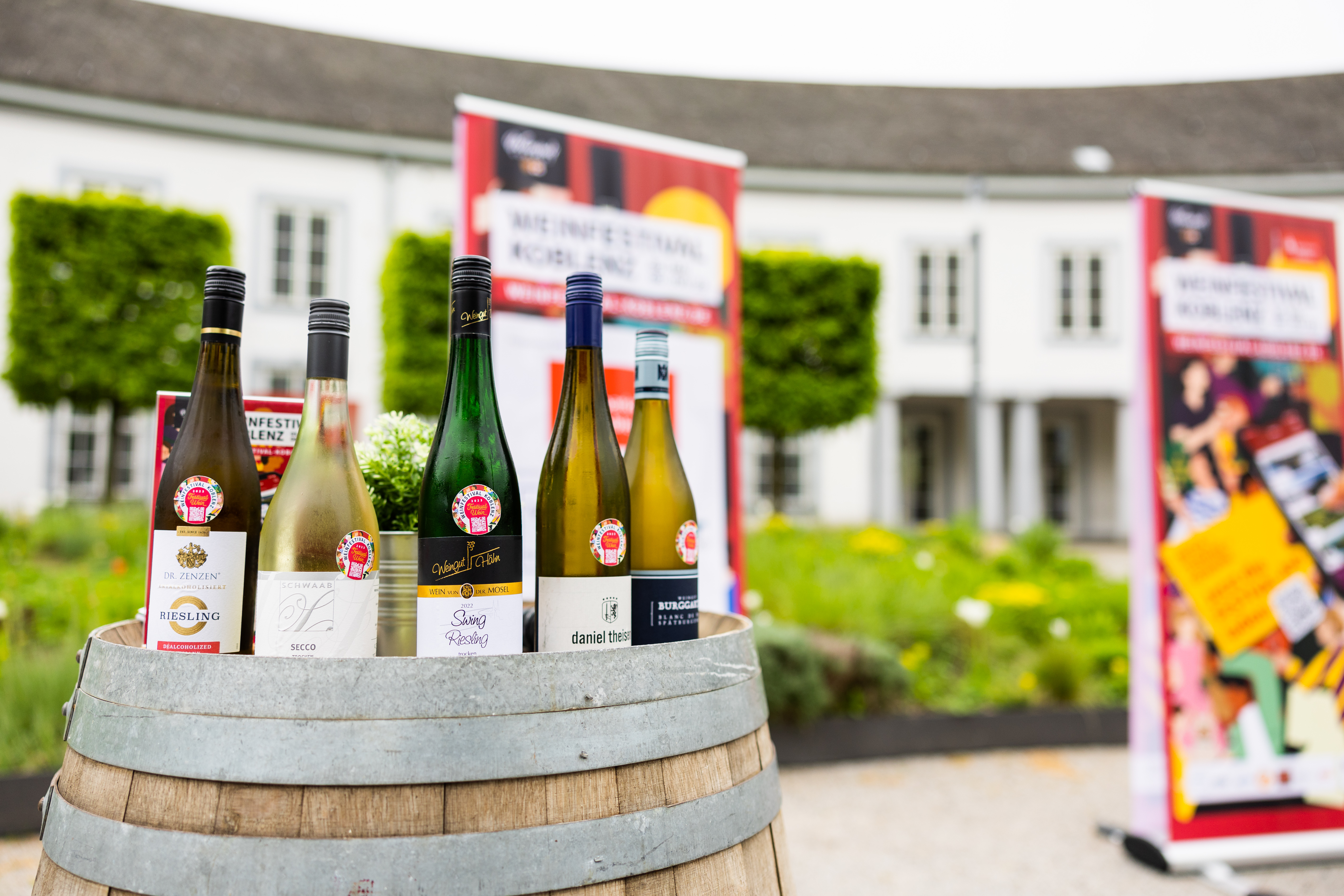 Festivalweine des Weinfestival Koblenz © Koblenz-Touristik GmbH, Kai Myller Festivalweine des Weinfestival Koblenz 2023 © Koblenz-Touristik GmbH, Kai Myller